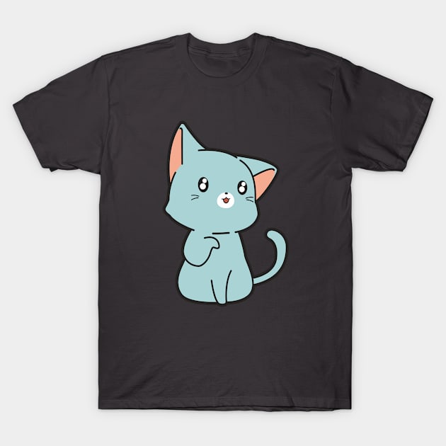 Cute kitten T-Shirt by katanya78